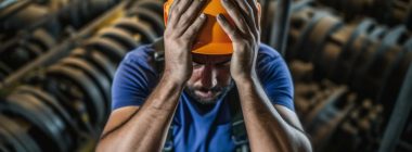 view-manual-worker-holding-head-hands-while-being-warehouse-high-angle-view-unr